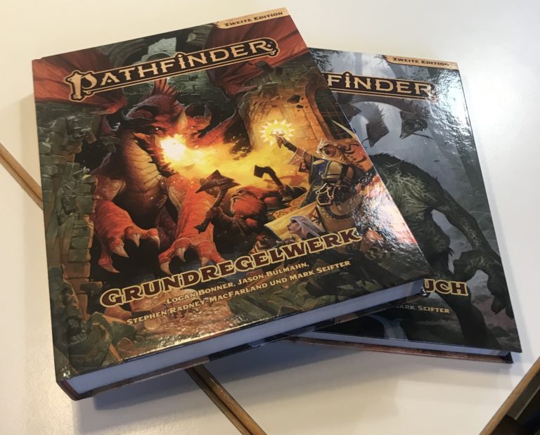 Pathfinder 2. Edition und Monsterhandbuch, deutsche Ausgabe